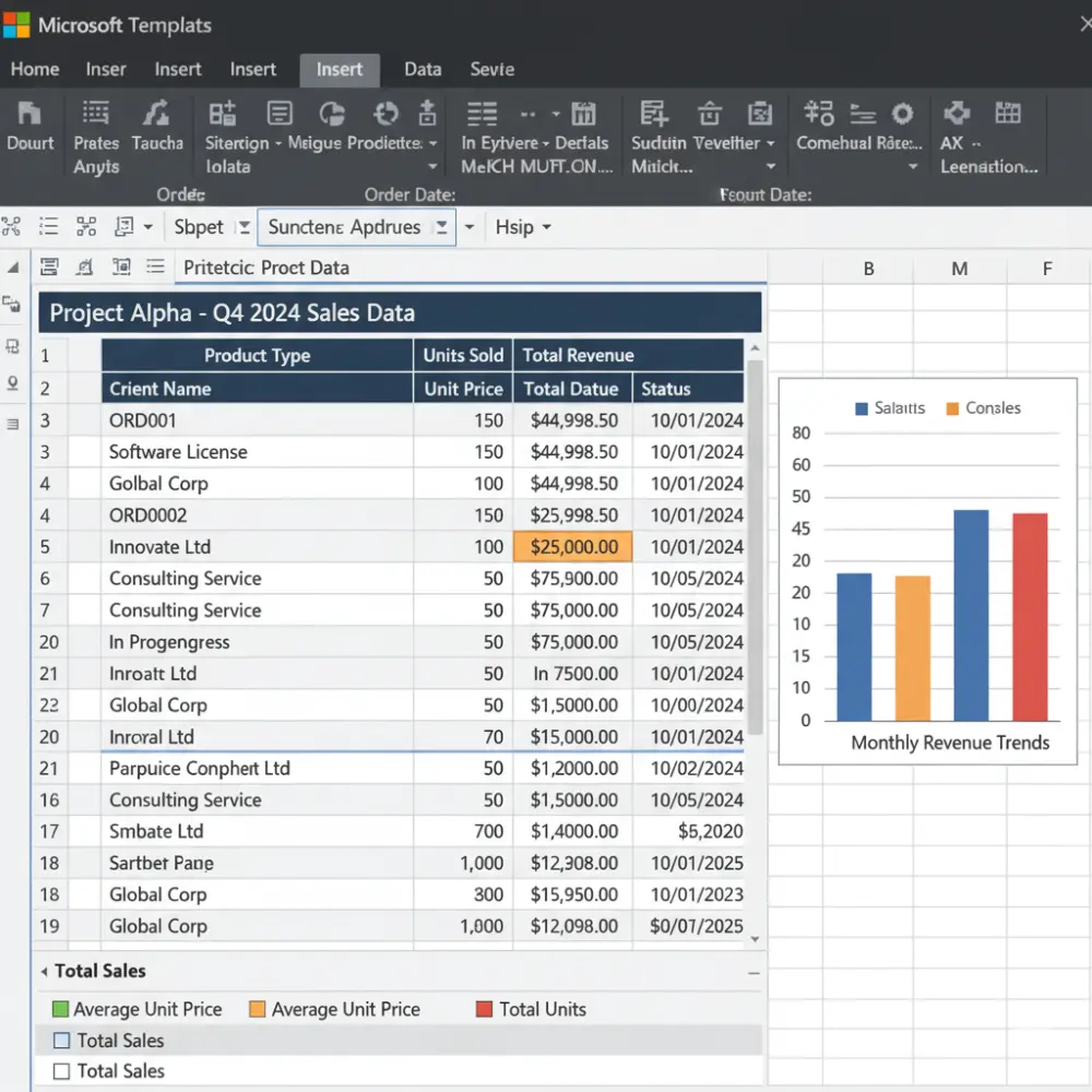 إدخال البيانات وتنظيمها باحترافية على Excel أو Google Sheets او WORD