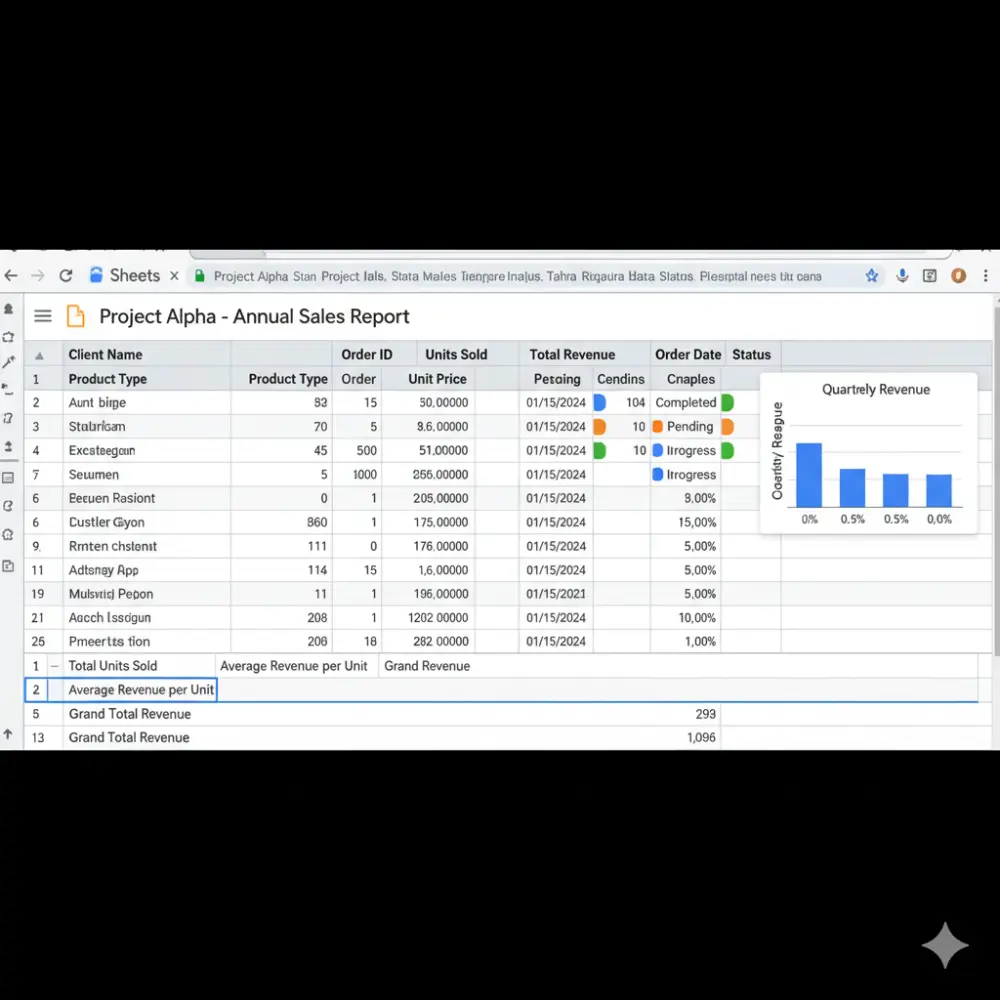إدخال البيانات وتنظيمها باحترافية على Excel أو Google Sheets او WORD