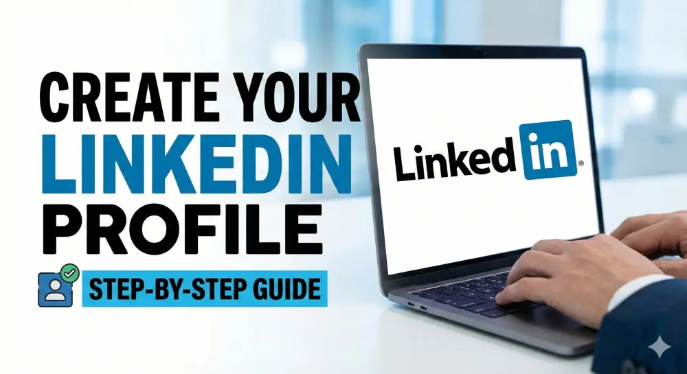 انشاء حساب LinkedIn احترافى