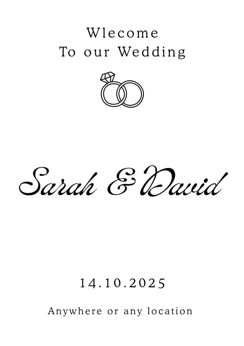 Wedding posters