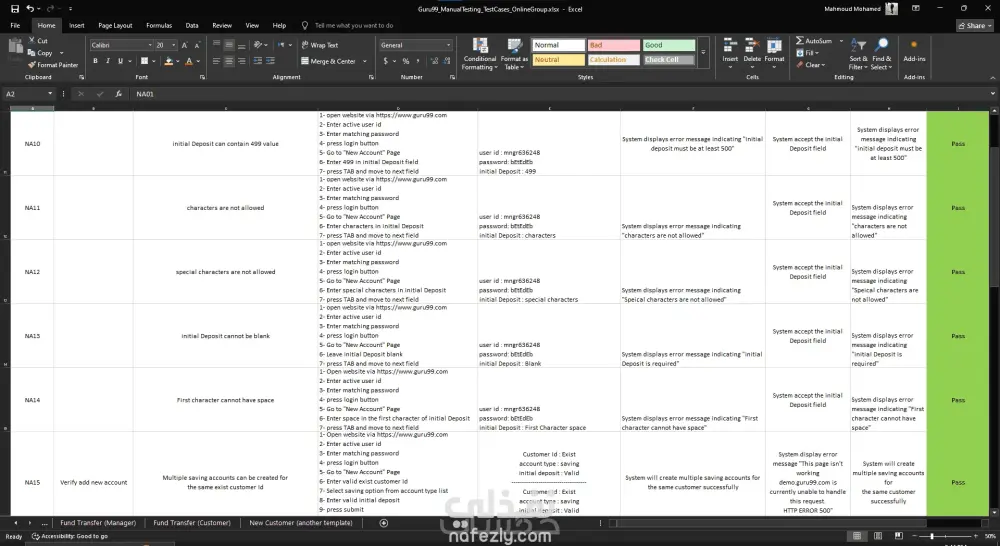 اختبار المواقع و اكتشاف الاخطاء