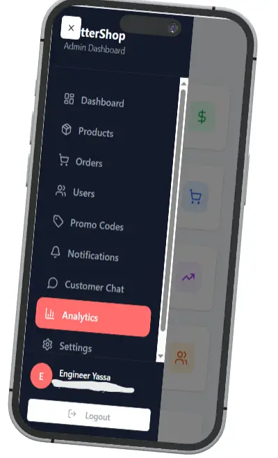 تطبيق StyleSphere – منصة تجارة إلكترونية متكاملة للموضة مع لوحة تحكم ودعم مباشر
