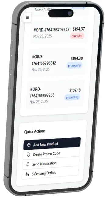 تطبيق StyleSphere – منصة تجارة إلكترونية متكاملة للموضة مع لوحة تحكم ودعم مباشر