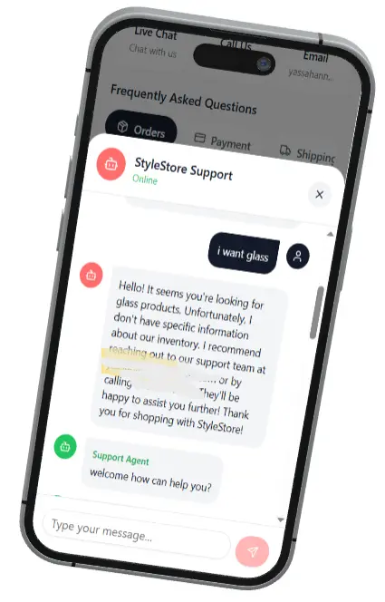 تطبيق StyleSphere – منصة تجارة إلكترونية متكاملة للموضة مع لوحة تحكم ودعم مباشر