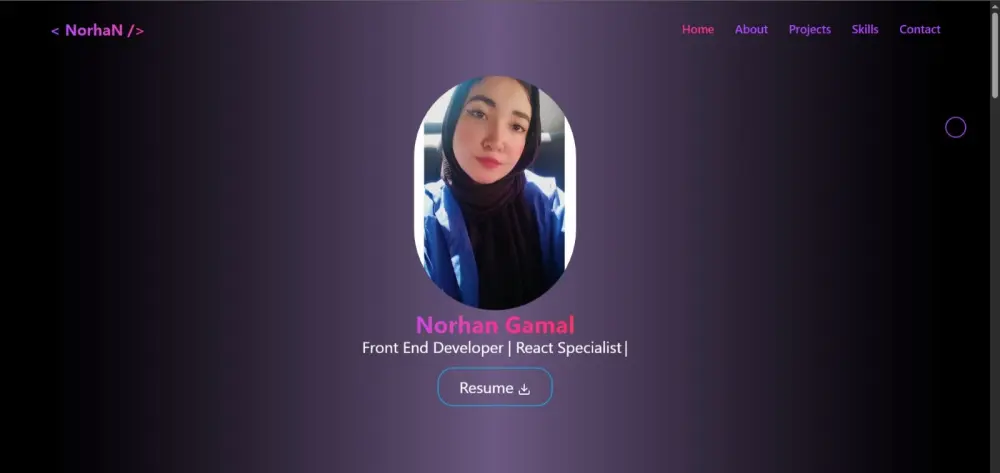 بورتفوليو شخصي احترافي لعرض الأعمال والتجارب