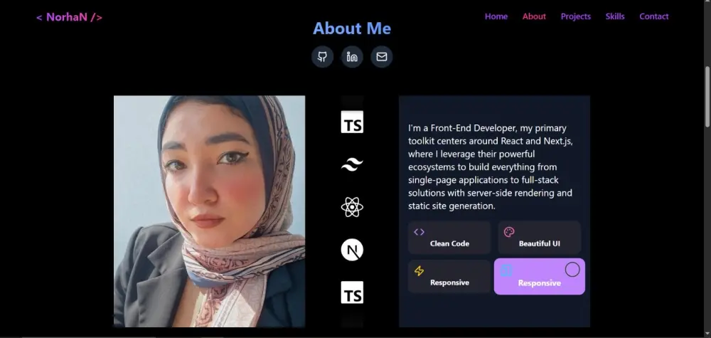 بورتفوليو شخصي احترافي لعرض الأعمال والتجارب