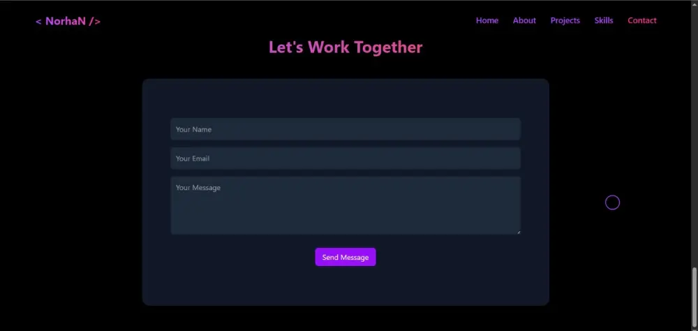 بورتفوليو شخصي احترافي لعرض الأعمال والتجارب