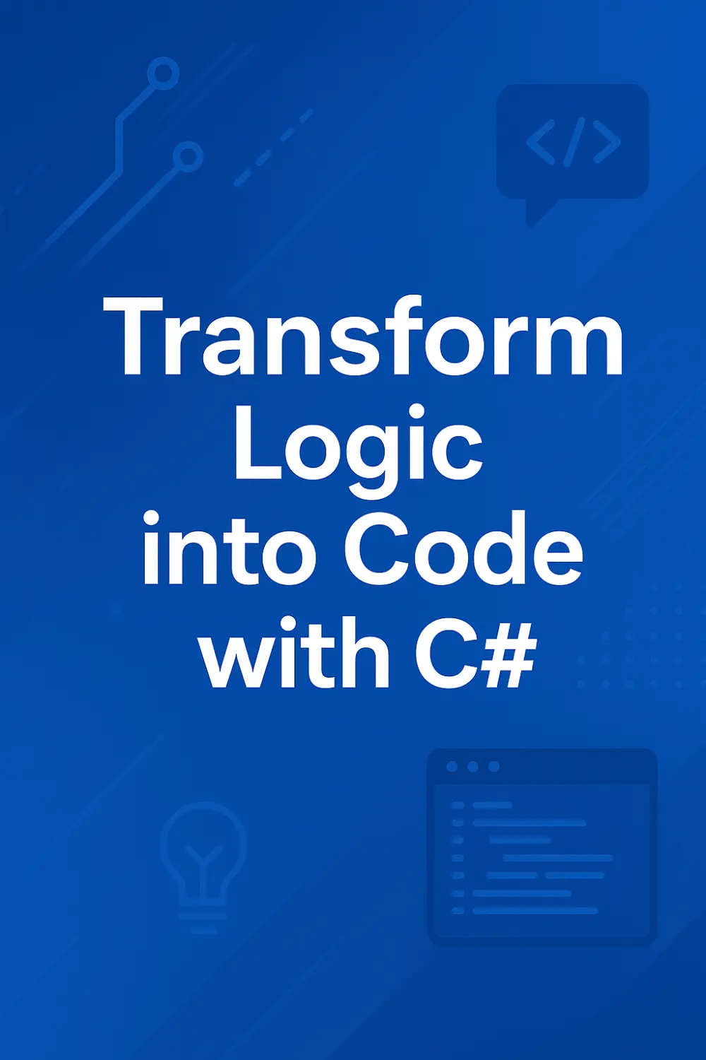 كتابة كود C# لحل مشكلتك البرمجية باحترافية
