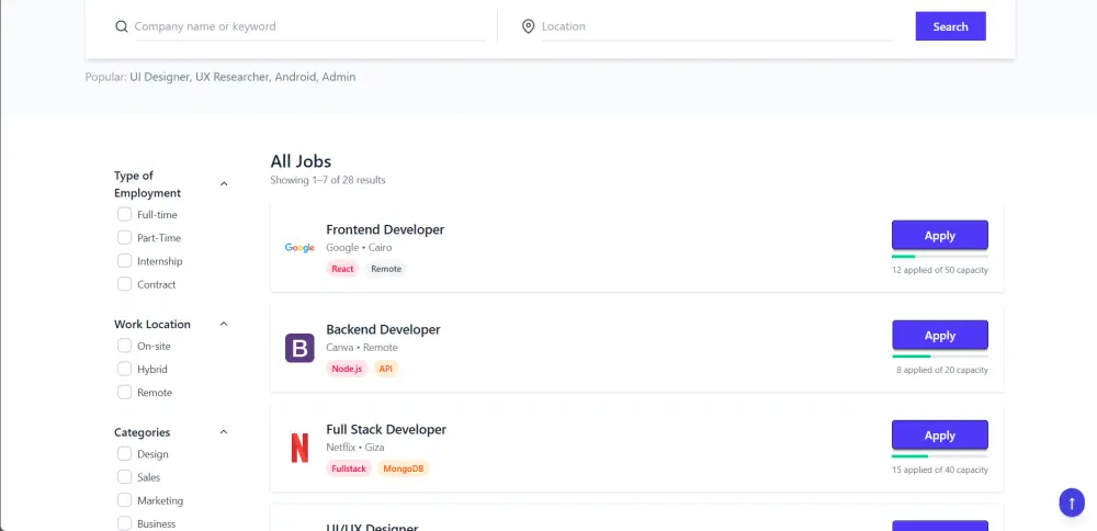 اقوم بتطوير الواجهات الامامية للمواقع الالكترونية