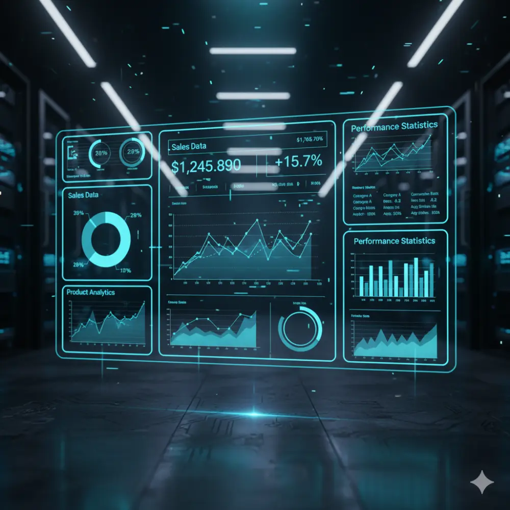 لوحة تحكم احترافية لعرض المبيعات والمخزون والطلبات بشكل مباشر