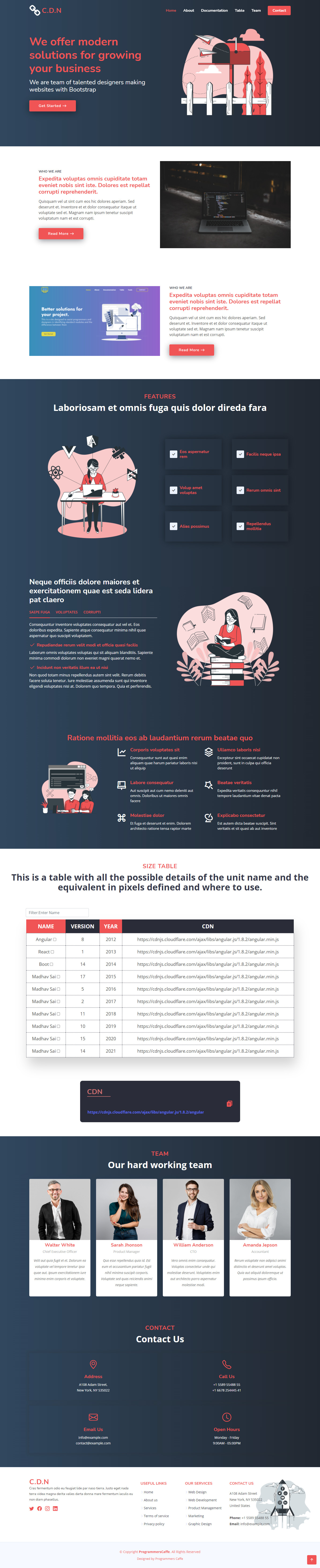 تكويد صفحة ويب بالكامل