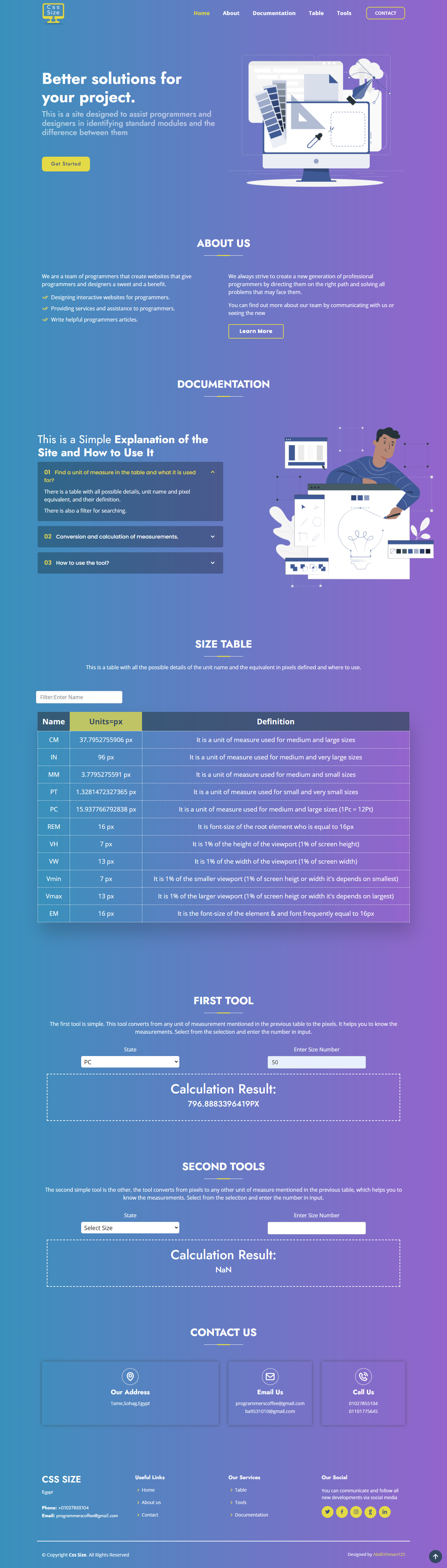 تكويد صفحة ويب بالكامل