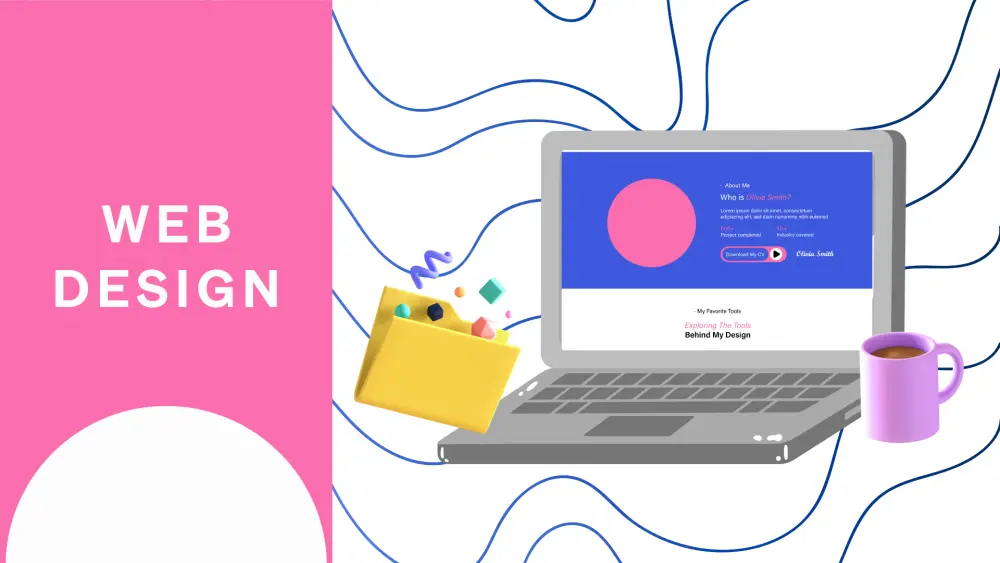 تصميم واجهة موقع الكتروني كامل