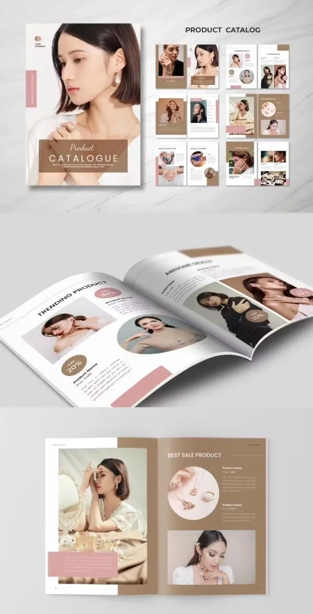 تصميم كتالوج منتجات احترافي يعكس هوية علامتك التجارية