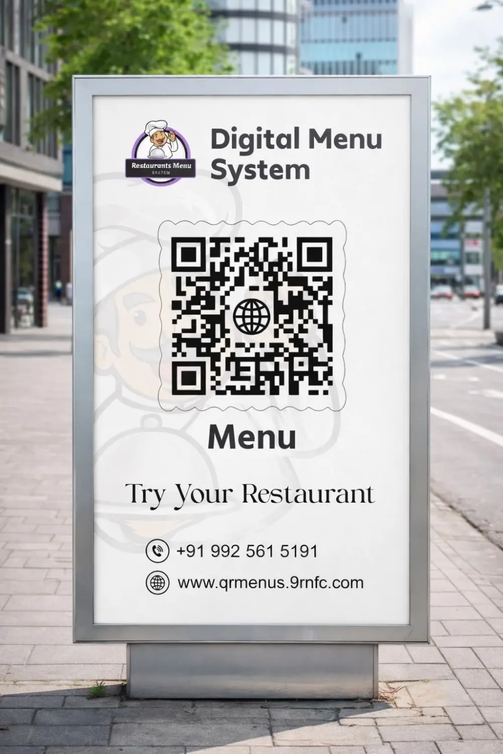 تصميم منيو إلكتروني احترافي للمطاعم والكافيهات برابط QR سريع وعصري
