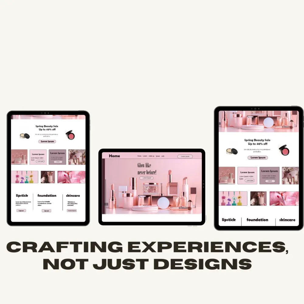 تصميم واجهات Landing Page أو تطبيقات مميزة بأسلوب عصري واحترافي