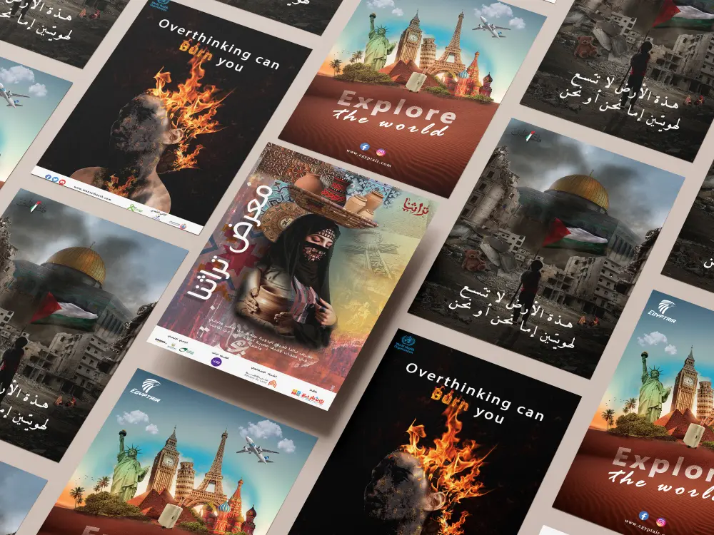 تصميم بوستر إبداعي يلفت الأنظار من أول نظرة