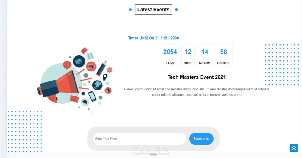 تصميم وإنشاء موقع الكتروني