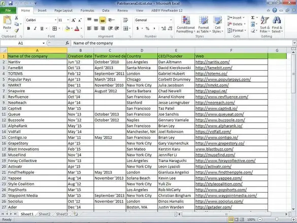 إدخال البيانات وتنظيمها على Excel أو Google Sheets بدقة واحترافية