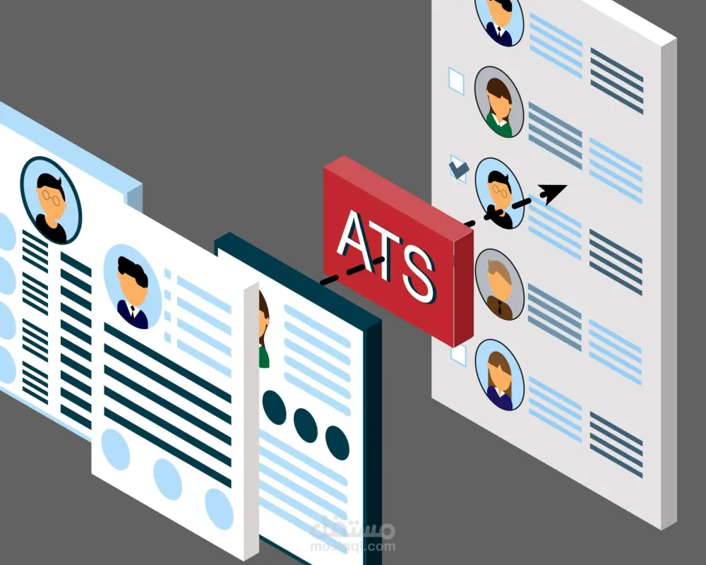 انشاء سيرة ذاتيه احترافيه CV تتناسب مع نظام ATS