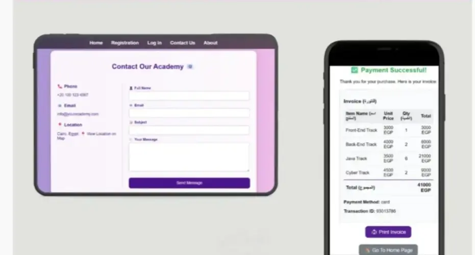 انشاء واجهات امامية لموقع الكتروني باسعار تنافسية