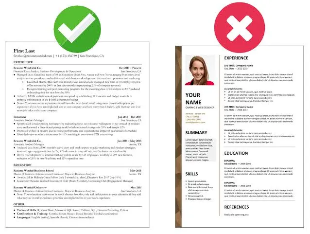 سيرة ذاتية احترافية متوافقة مع ال ATS بصيغة Wordو PDF