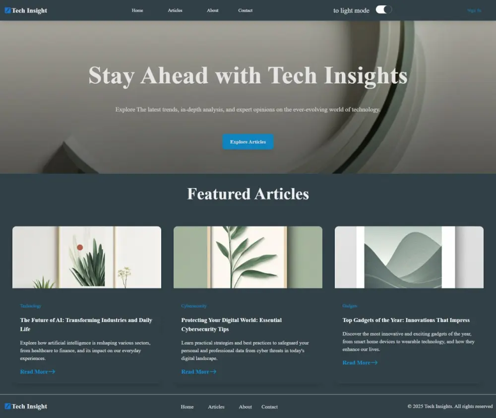بناء منصة أخبار أو مقالات متجاوبة بإستخدام رياكت