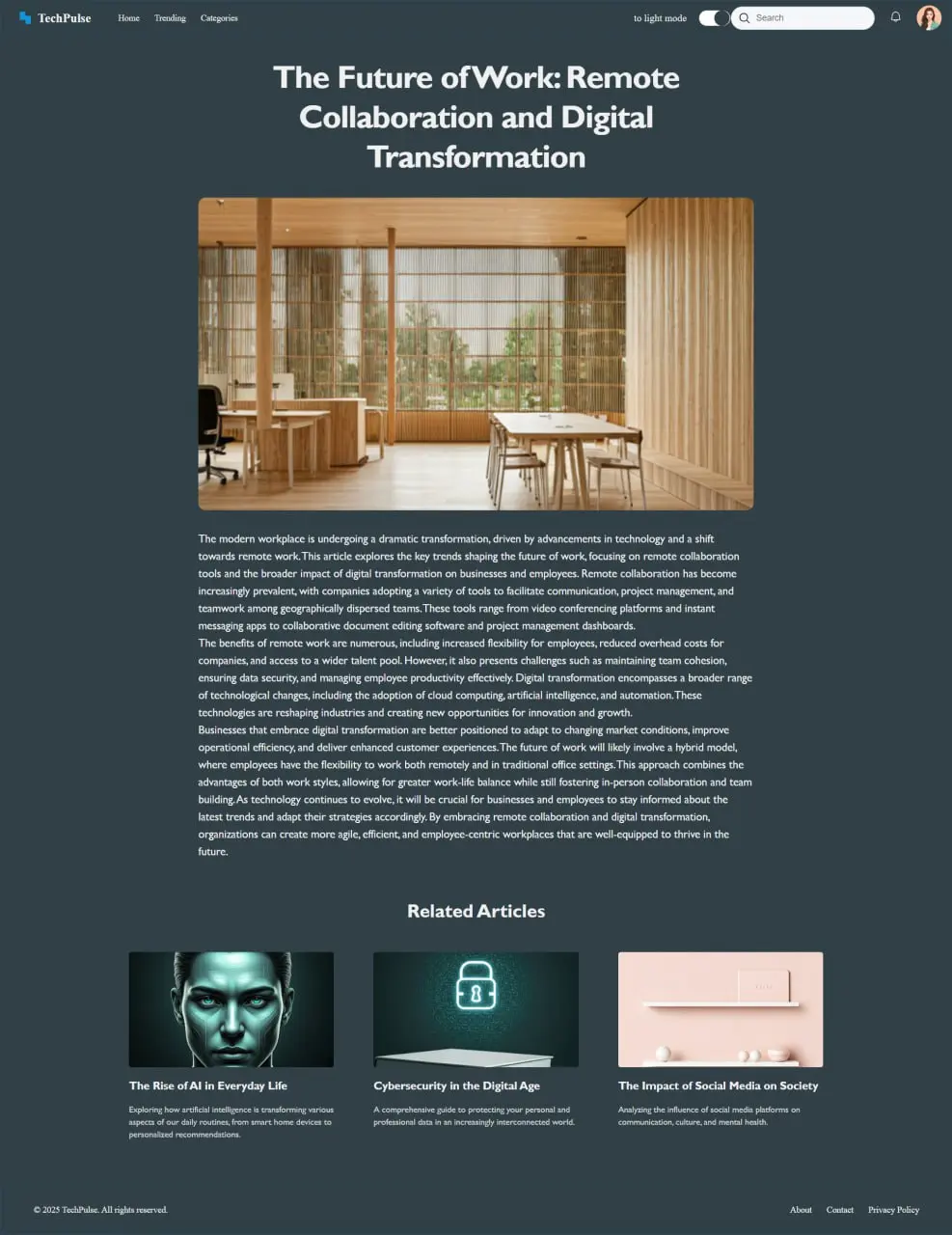 بناء منصة أخبار أو مقالات متجاوبة بإستخدام رياكت