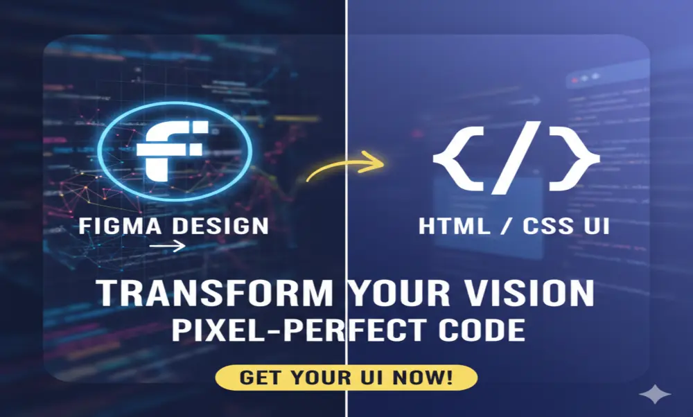 تحويل تصميم Figma إلي موقع إلكتروني متجاوب