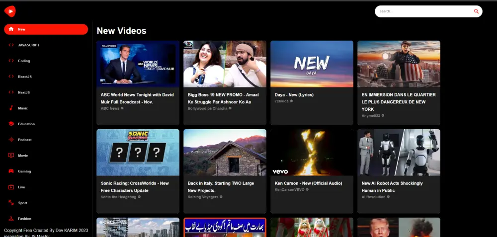 تصميم وبرمجة موقع شخصي الكتروني احترافي | Responsive WebSite
