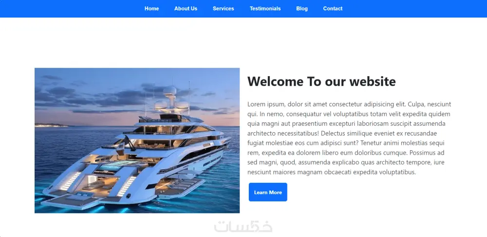 برمجة صفحات هبوط ومواقع متجاوبة باحترافية باستخدام React js