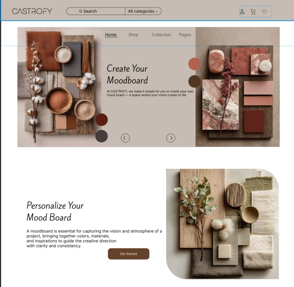 تصميم وتحليل واجهات احترافية UX&UI لخدمة - Web  App