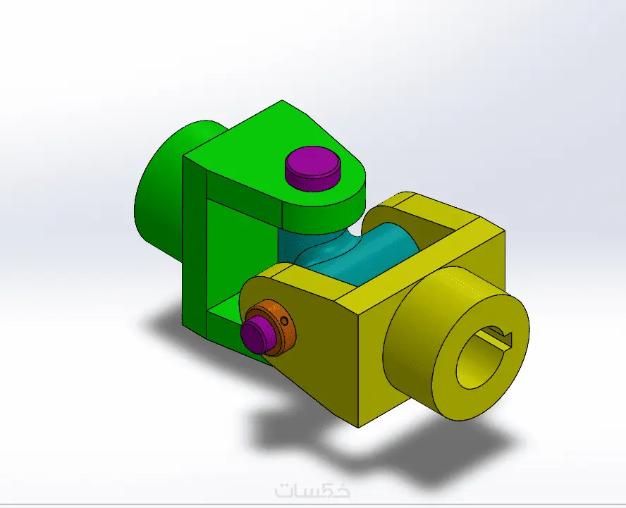تصميم Assembly، أجزاء 3D، ورسومات 2D كاملة على SolidWorks