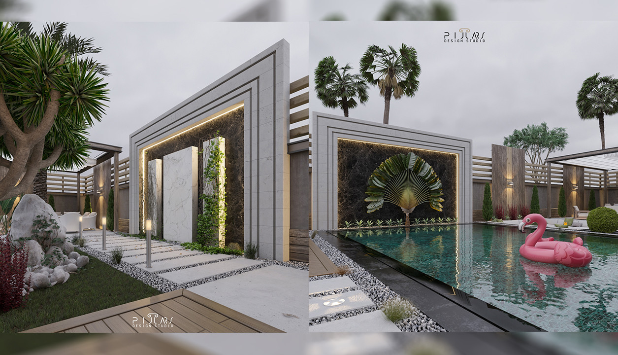 تصميم الحدائق والجلسات الخارجية وأعمال اللاندسكيب