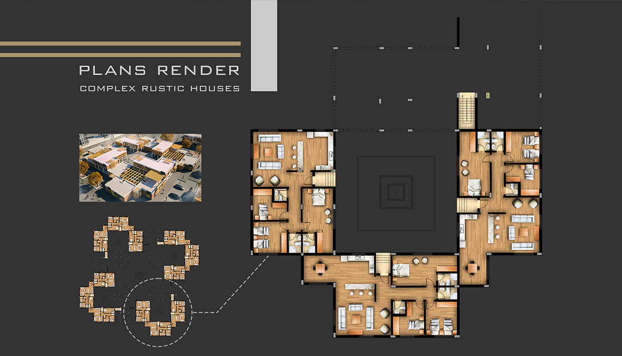 إخراج المساقط المعمارية بالفوتوشوب