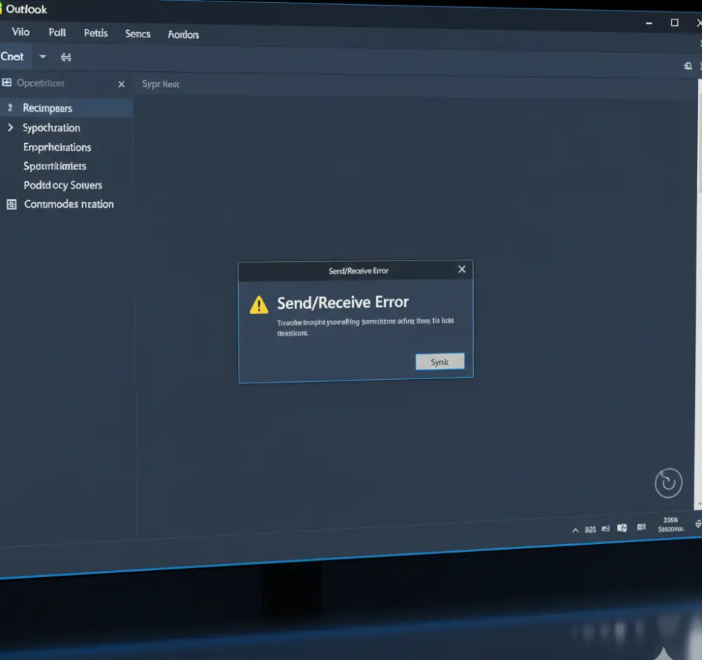 إعداد وإصلاح Outlook بالكامل (Sync – Send/Receive – PST)