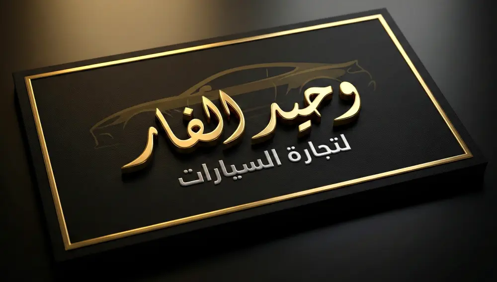 تصميم كارت شخصي فاخر بالذهب مع علامة مائية لمجالك خلال ساعة