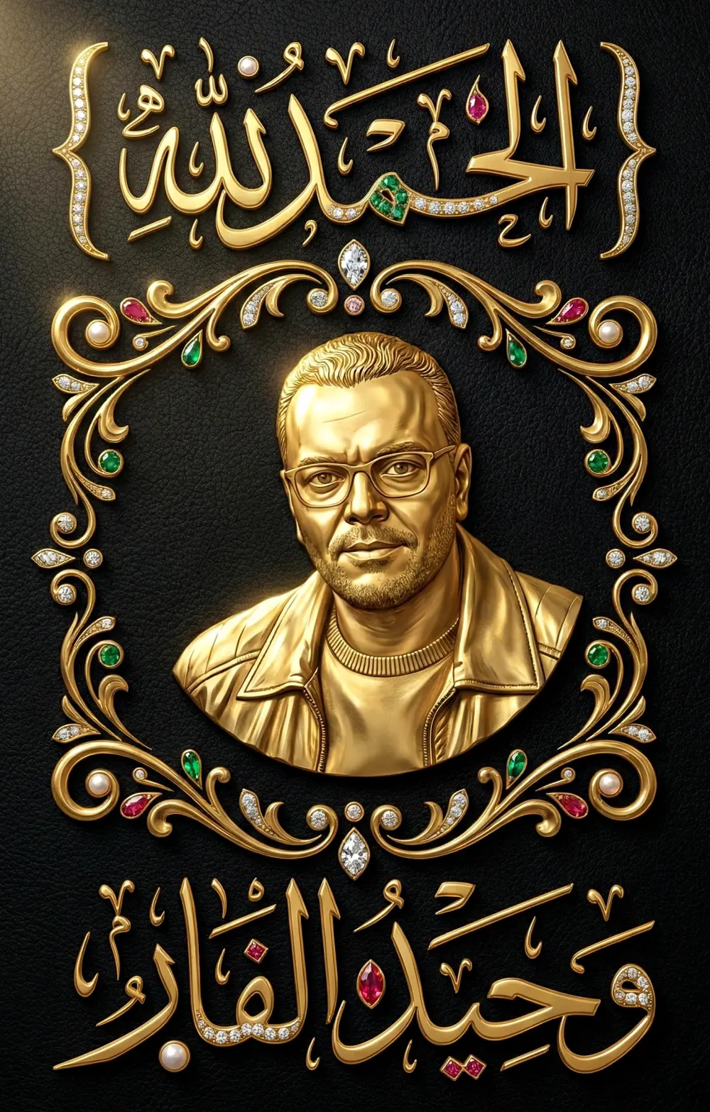 اكتب اسمك بخط عربي فاخر 3D – تصميم فني جاهز للاستخدام