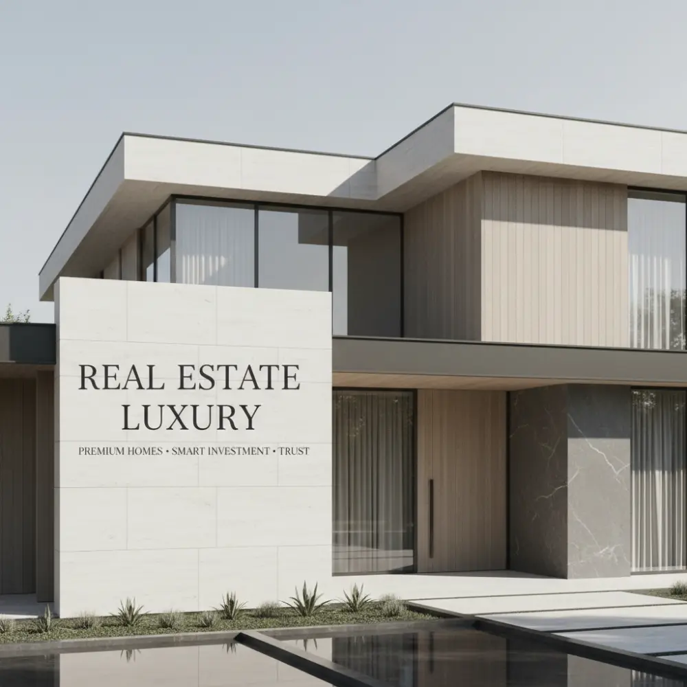 تصميم صور عقارية فاخرة (Luxury Real Estate CGI Ads)