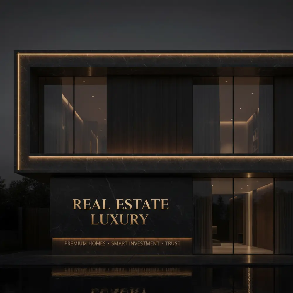 تصميم صور عقارية فاخرة (Luxury Real Estate CGI Ads)