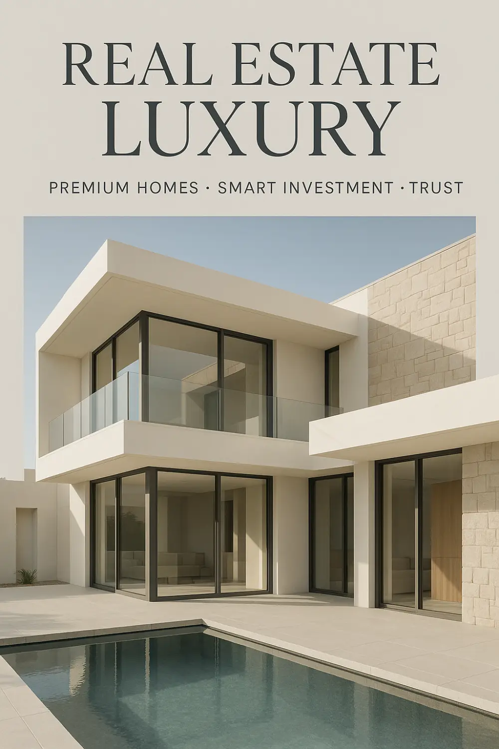 تصميم صور عقارية فاخرة (Luxury Real Estate CGI Ads)