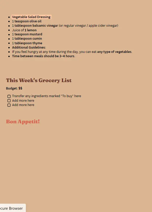 تصميم أنظمة غذائية مخصصة مع وصفات صحية وقوالب تنظيمية للعملاء