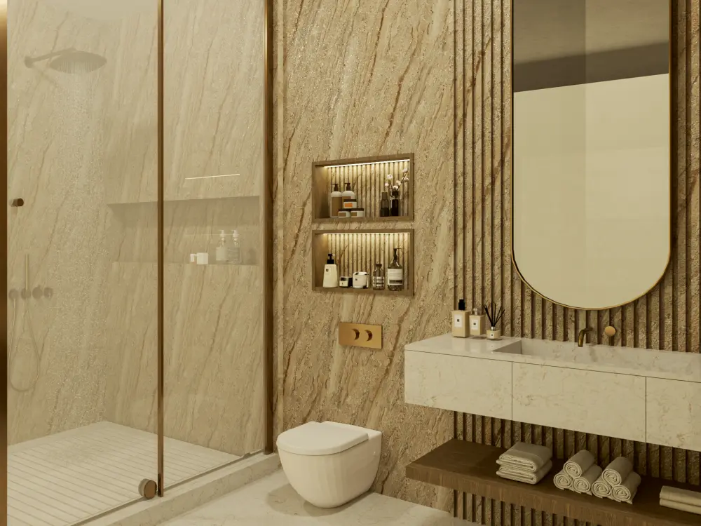 اخراج معماري ثلاثي الأبعاد | نمذجة وتصميم داخلي وخارجي