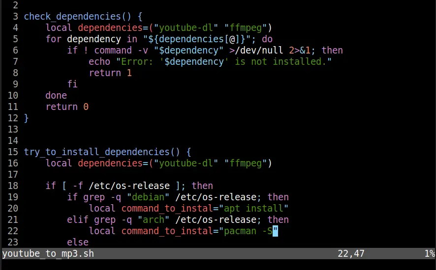 كتابة سكريبت بلغة باش