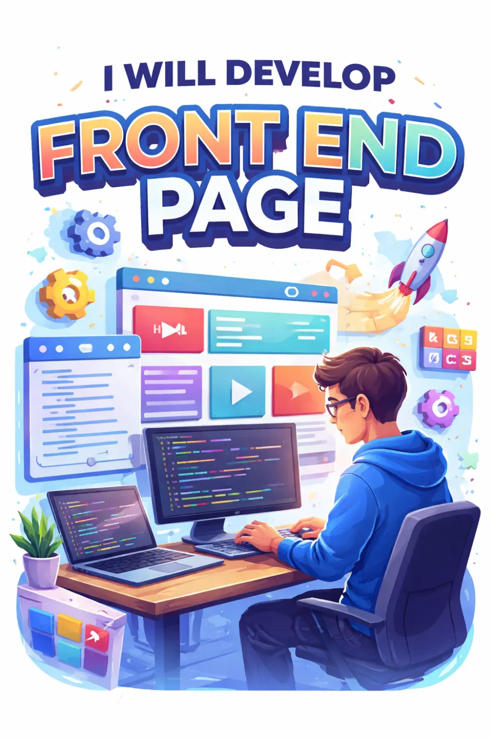 إنشاء واجهة أمامية