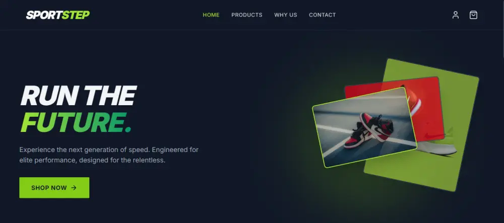 إنشاء صفحة هبوط Landing Page