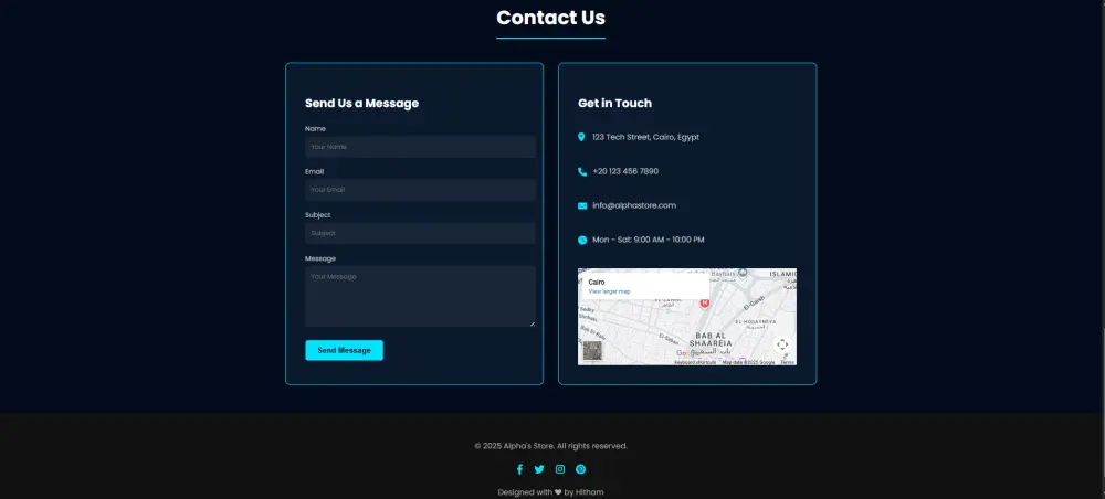 إنشاء صفحة هبوط Landing Page احترافية وسريعة بـHTML, CSS, JS