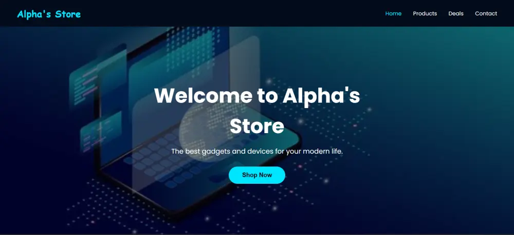 إنشاء صفحة هبوط Landing Page احترافية وسريعة بـHTML, CSS, JS