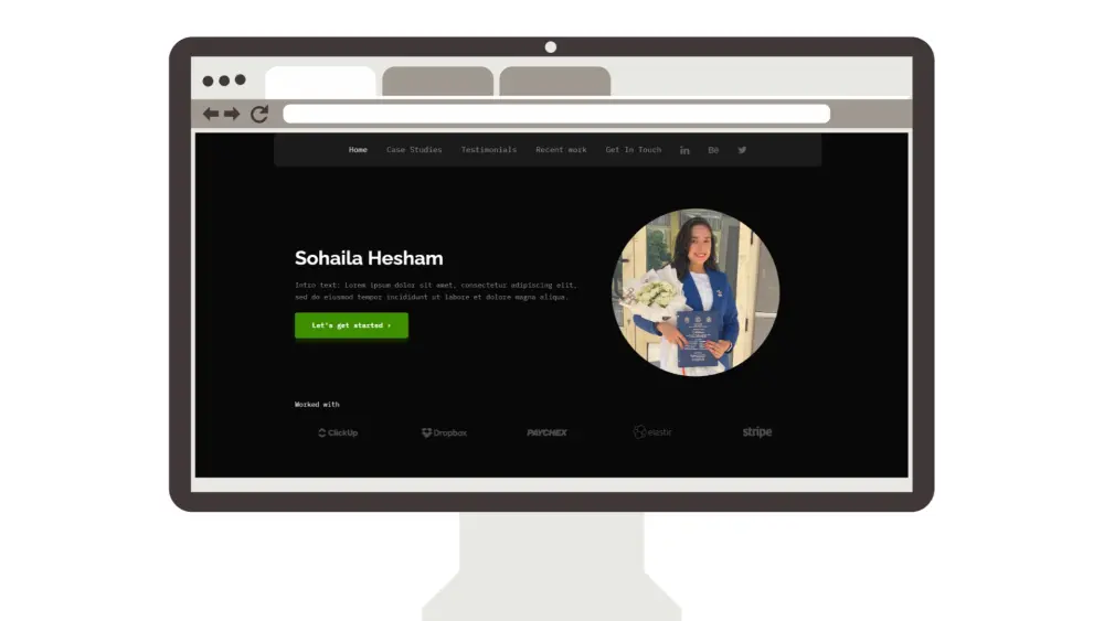 تحويل تصميم Figma أو PSD إلى صفحة ويب HTML CSS