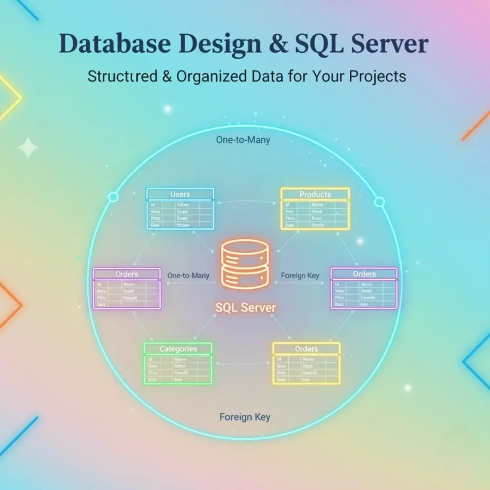 تطوير مشروع ASP.NET MVC متكامل: Frontend + Backend + قاعدة بيانات + Authentication